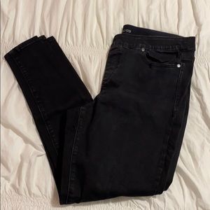 Maurices black jeggings 16